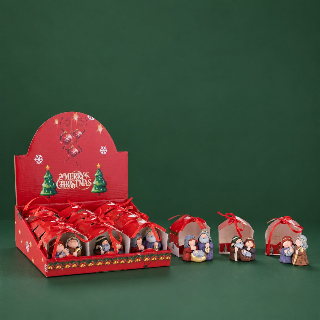 Pezzi 12 • Nativita'Ass. con display box • H 7,8 cm
