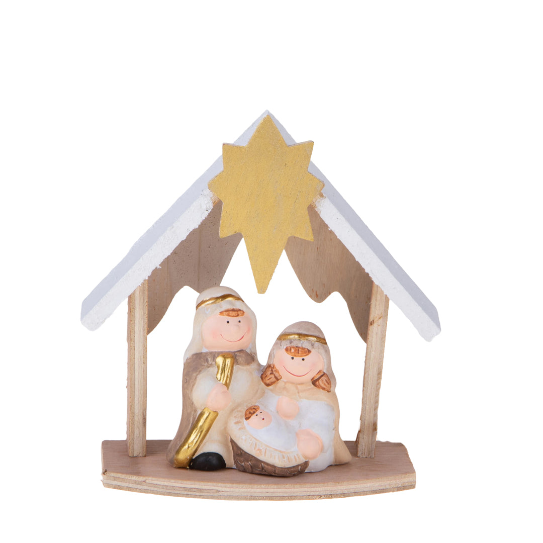 4 Pezzi • Nativita' con Gift Box • 20 cm