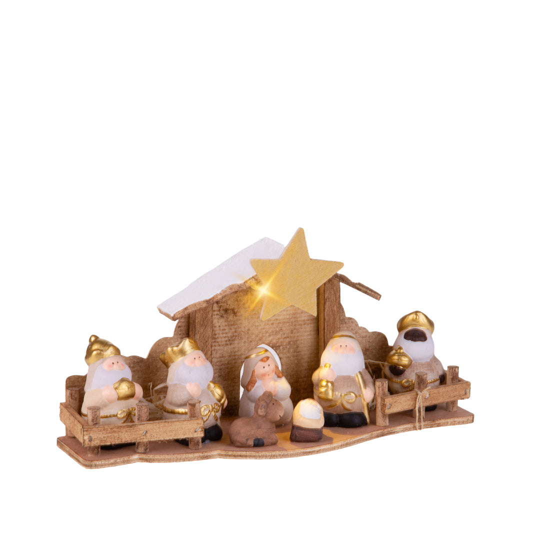 Nativita' con Led • 16 cm
