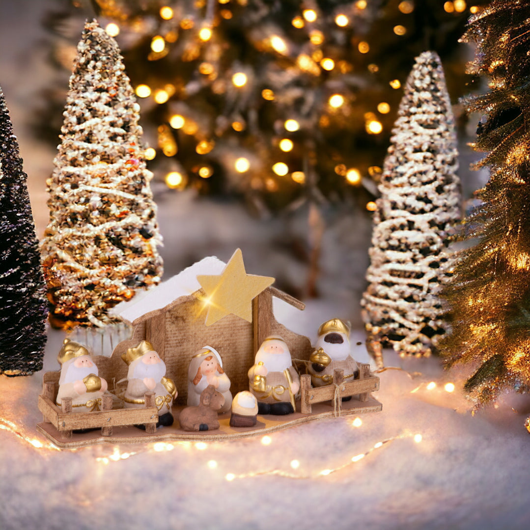 Nativita' con Led • 16 cm