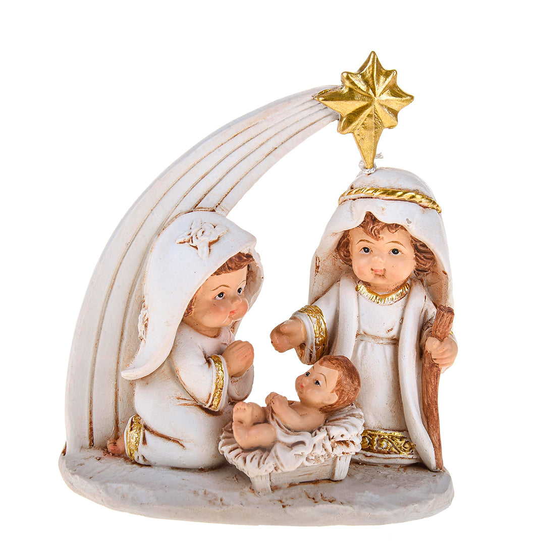 2 Pezzi • Natività con cometa • 10,7 cm