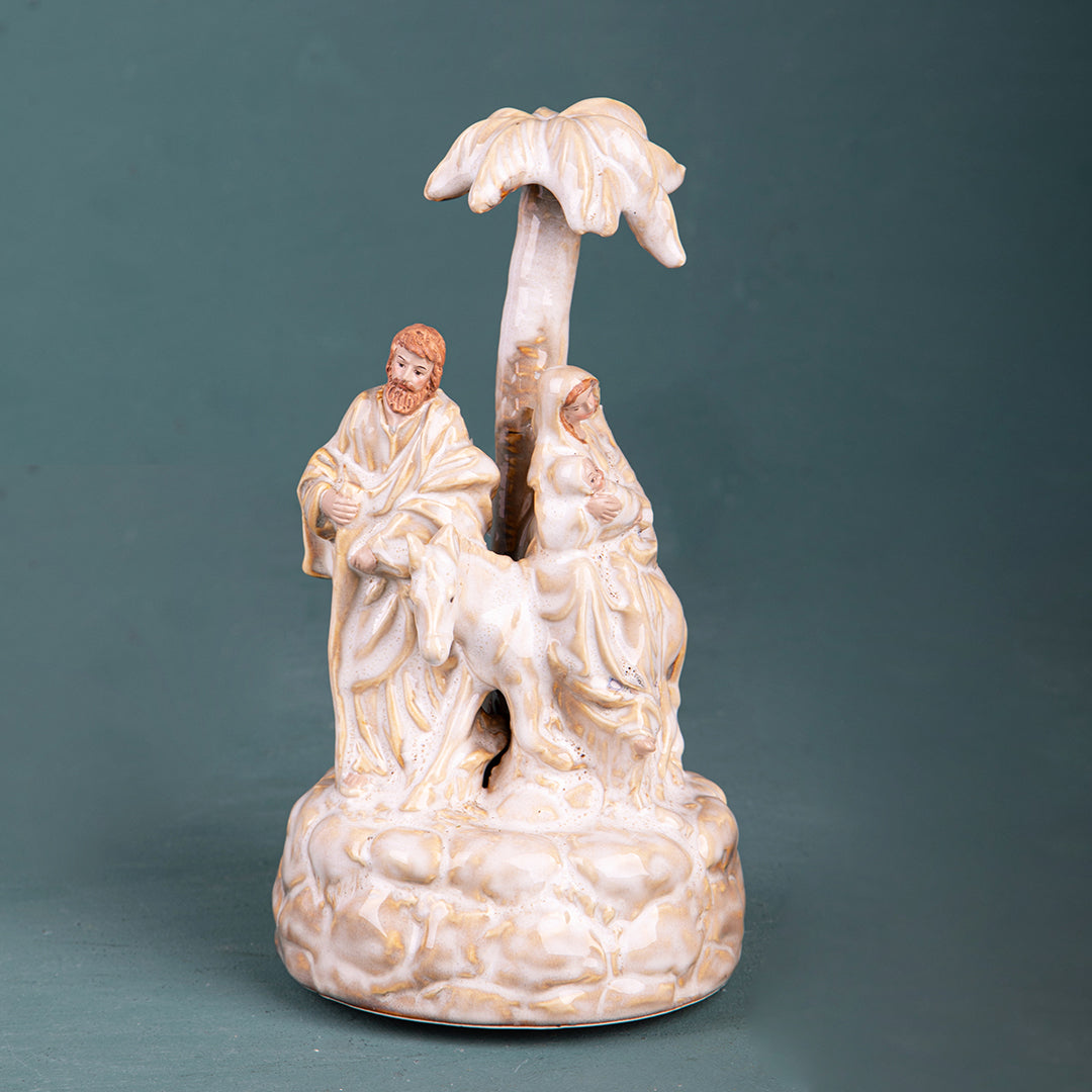 Nativita' carillon conAsinello • H 23 cm
