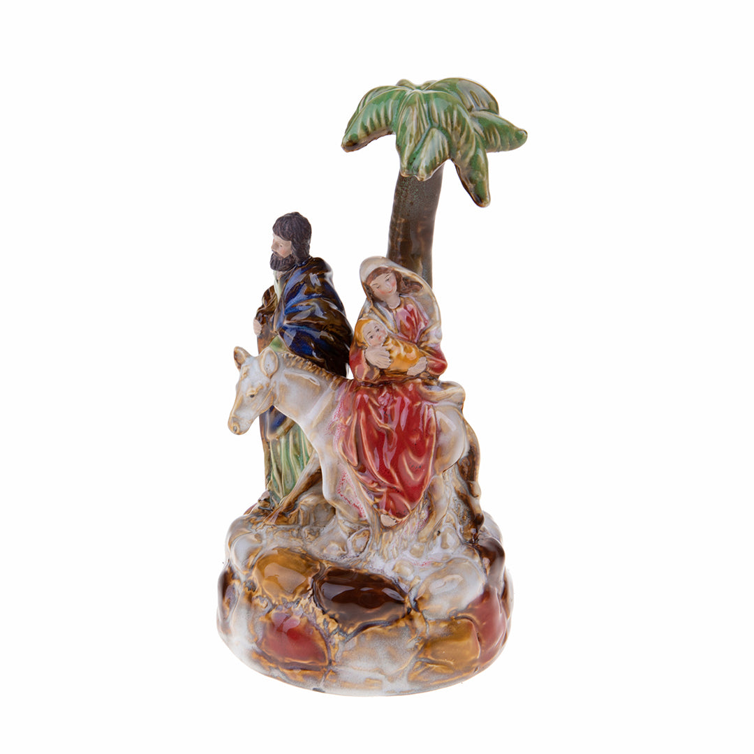 Natività carillon con asinello • 23 cm