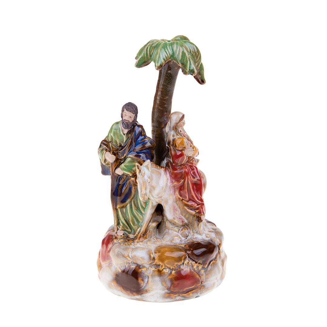 Natività carillon con asinello • 23 cm