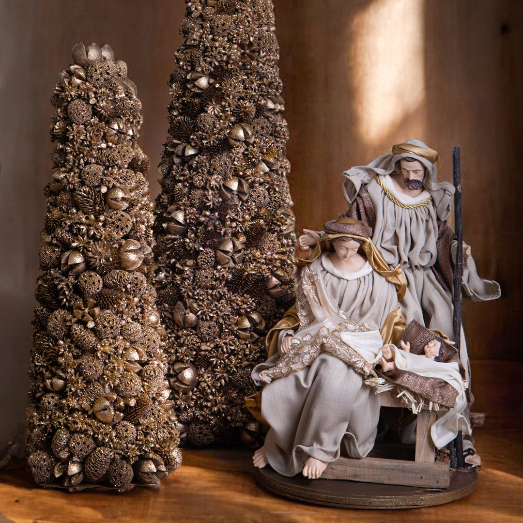Natività con base • H 35 cm