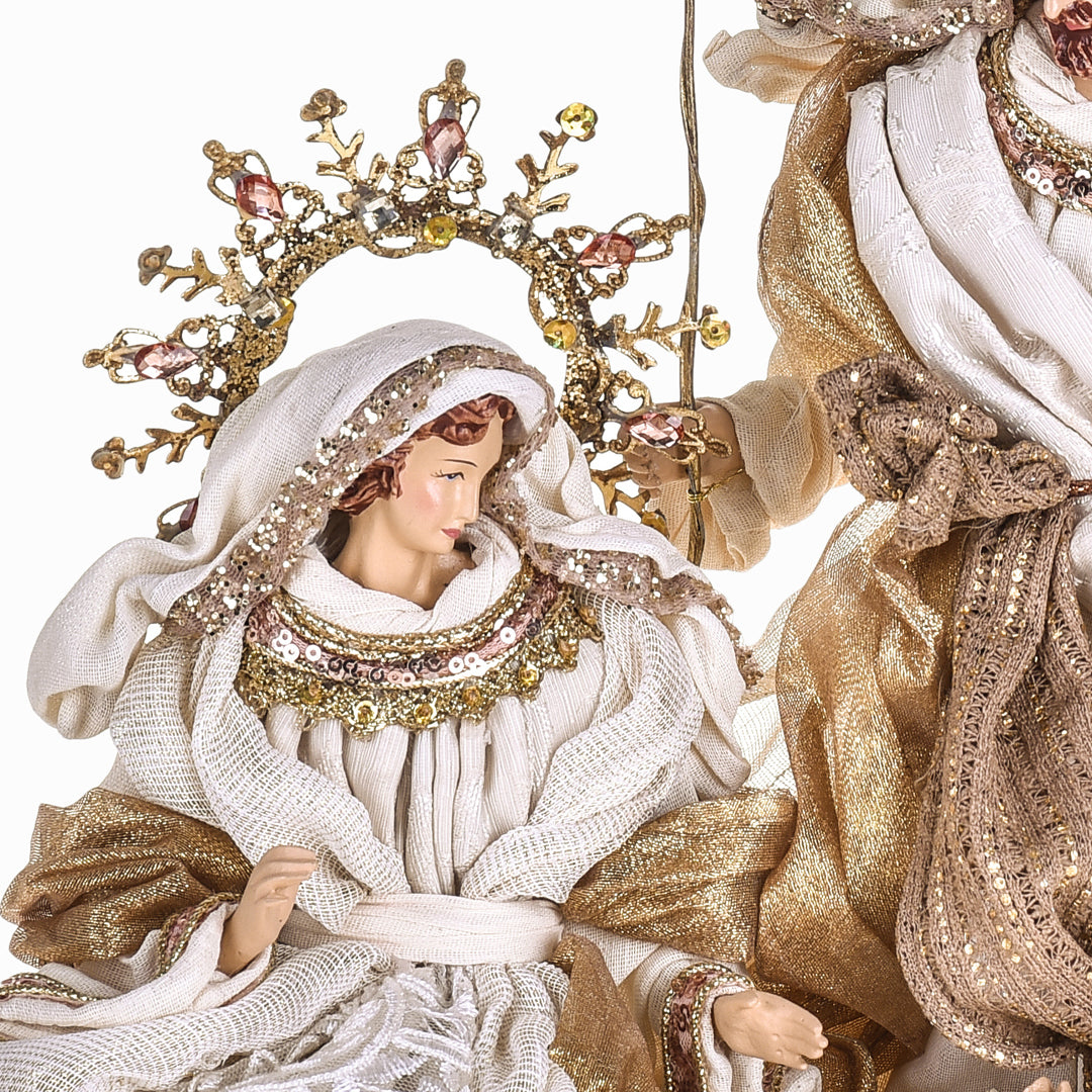 Natività su base • H 36 cm