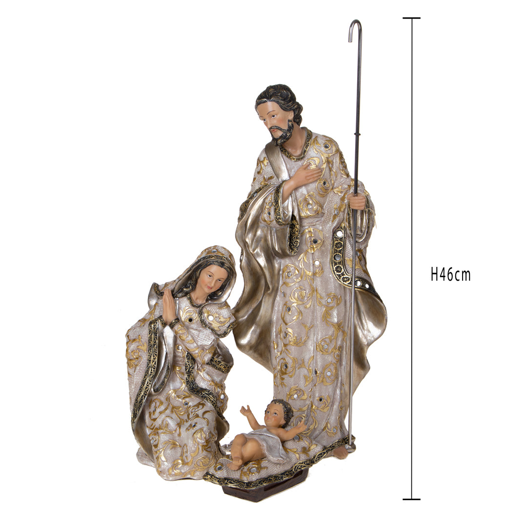 Nativita'per 3 Barocco con Specchi • 45,5 cm