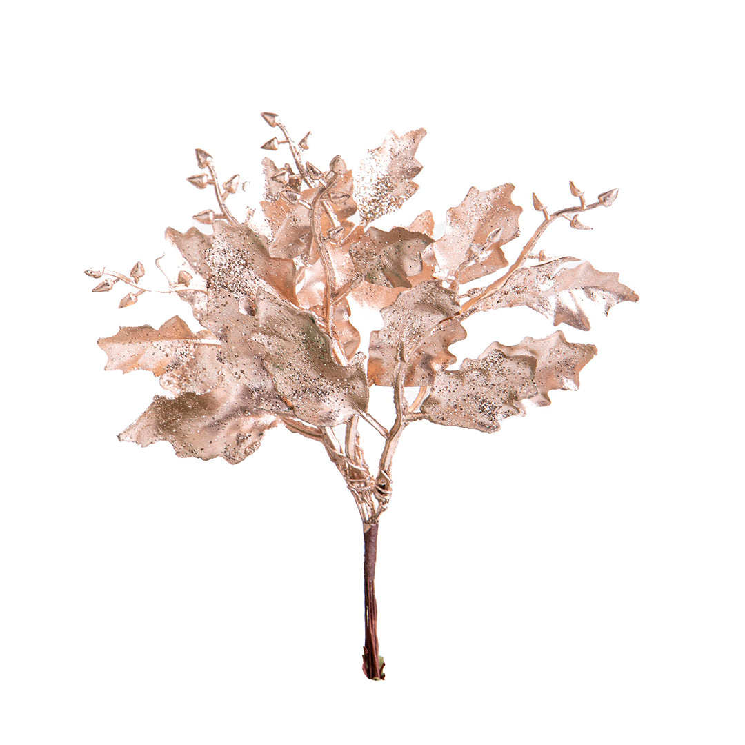 12 Pezzi • Pick con foglie di agrifoglio • 17 cm