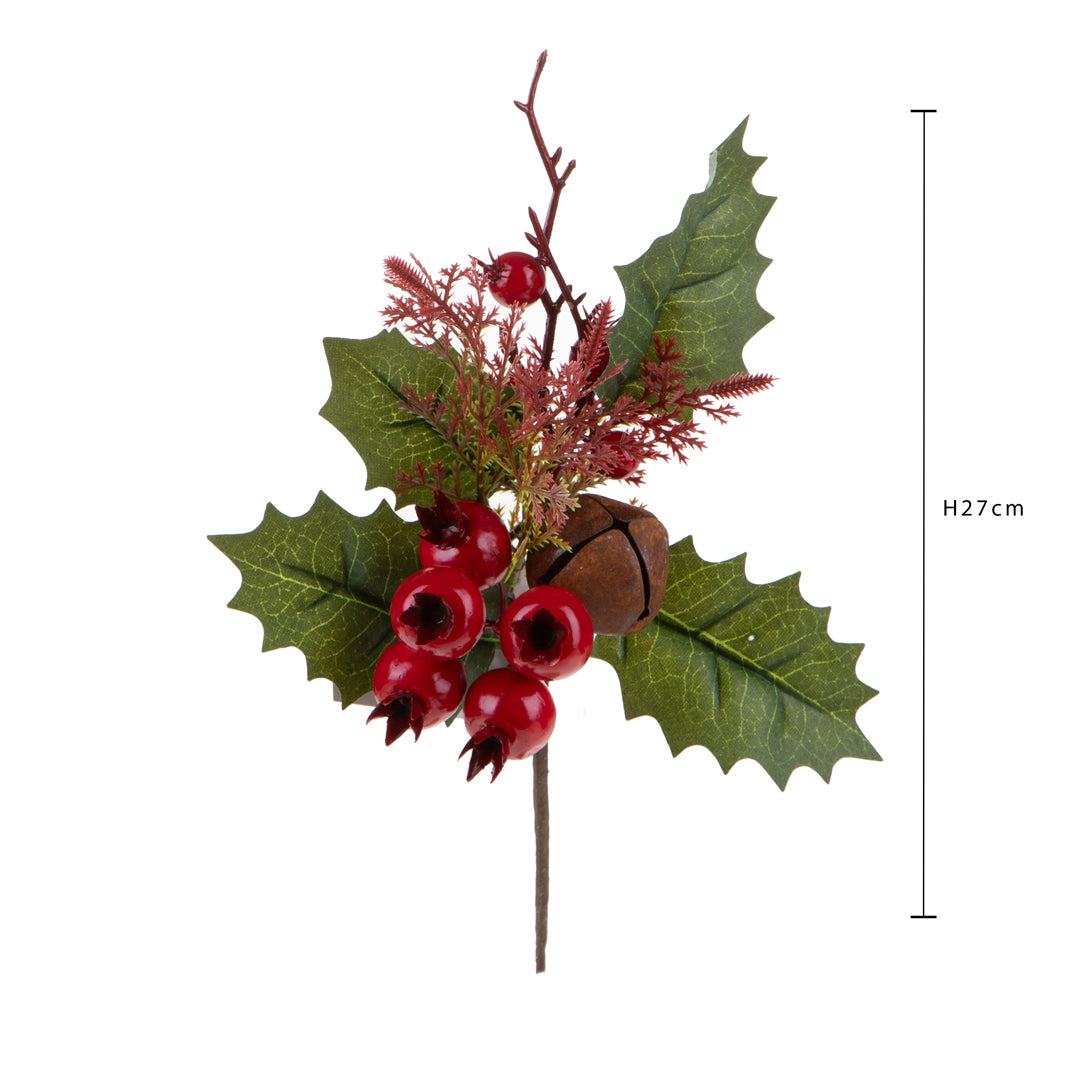Pezzi 12 • Pick con campana • H 27 cm