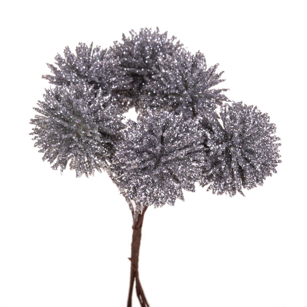 24 Pezzi • Pick con Echinops per 6 fiori • 14 cm