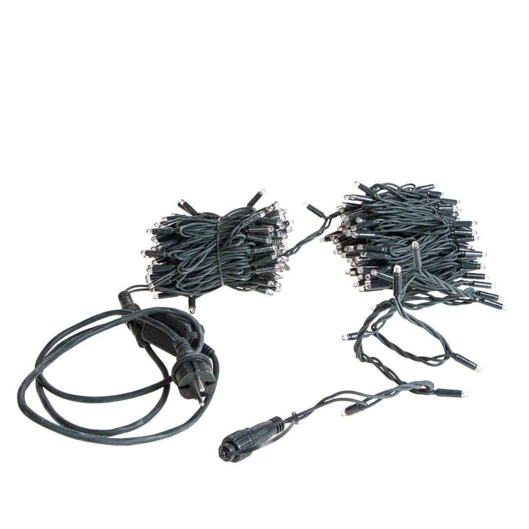 Maxi led 25 mt 250 led con flash est. • H 2500 cm