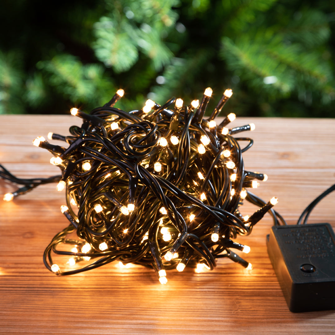 Filo 180 mini luci a led con 7 giochi uso interno • 9 mt