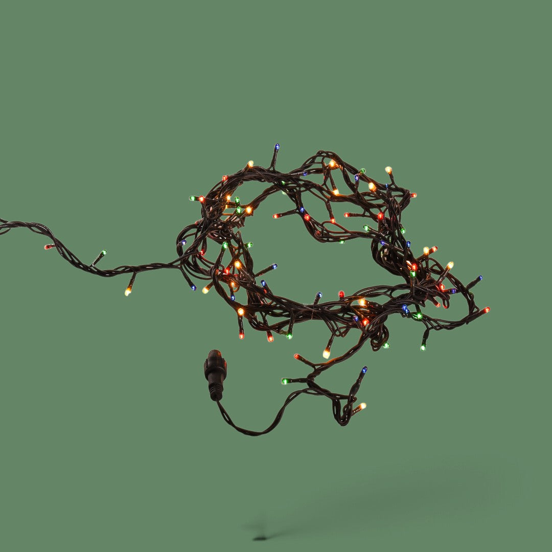 Pezzi 2 • 100 luci fisse 5 mt uso interno • H 500 cm