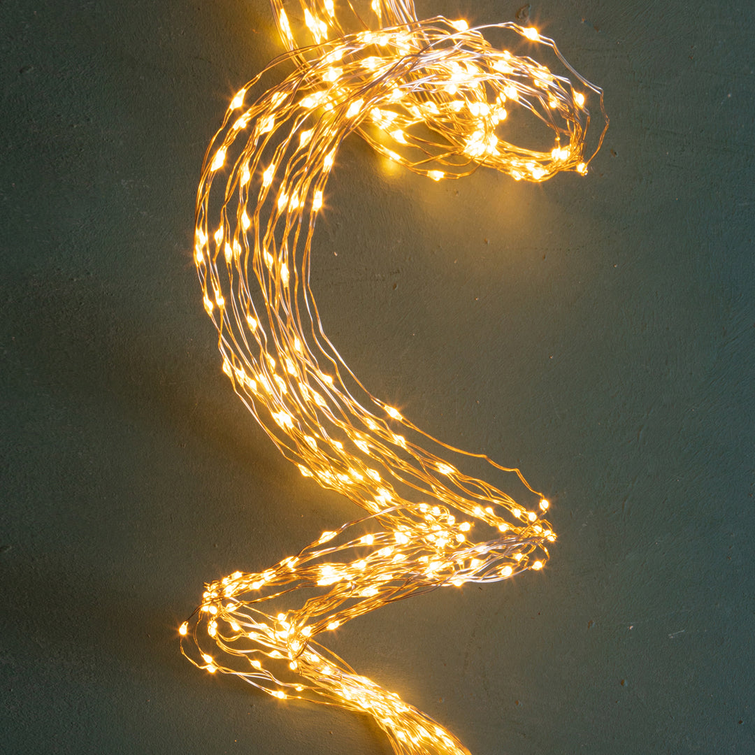 Ghirlanda capelli d'angelo ad uso esterno • 3,2 mt