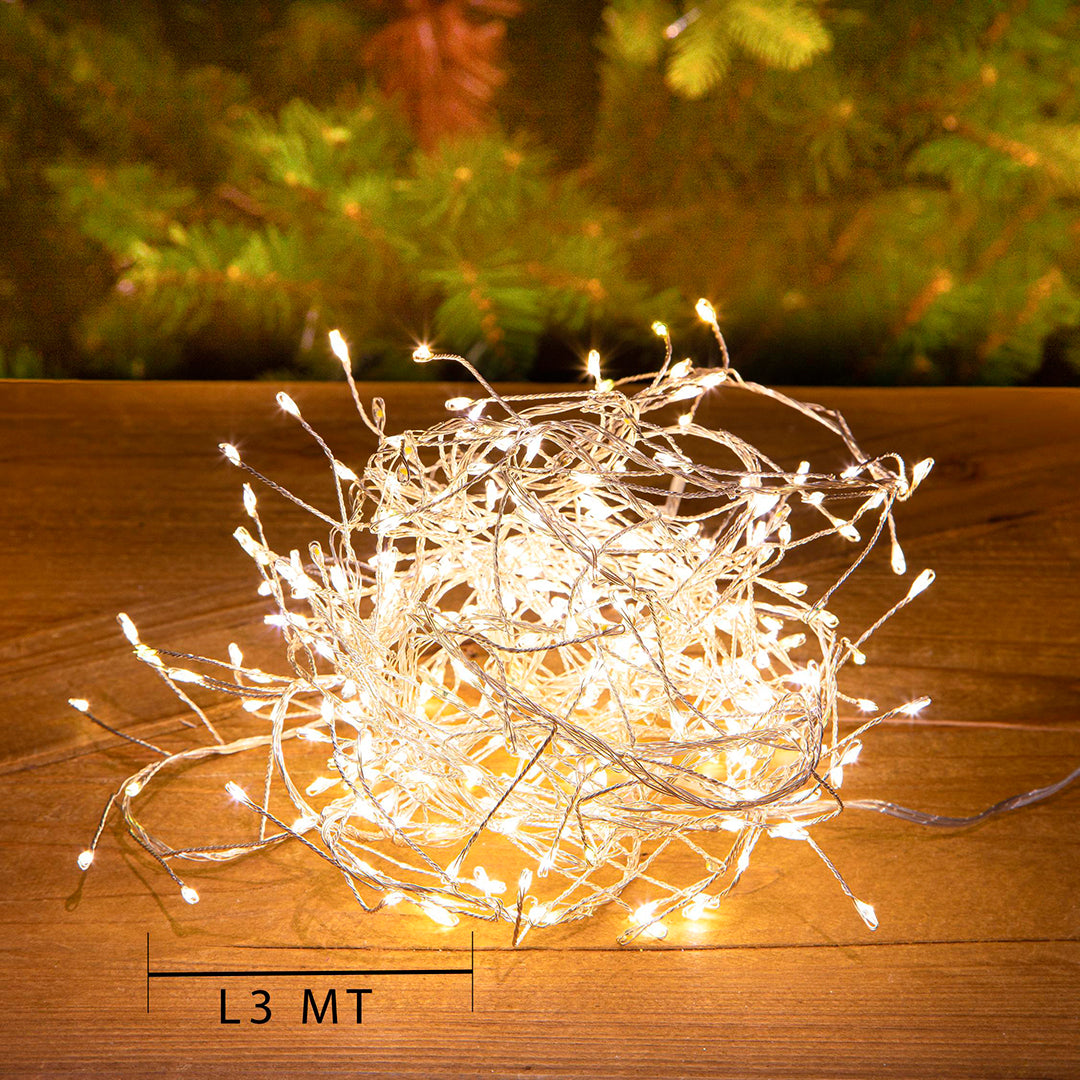 Ghirlanda per esterno con 240 led • 3 mt