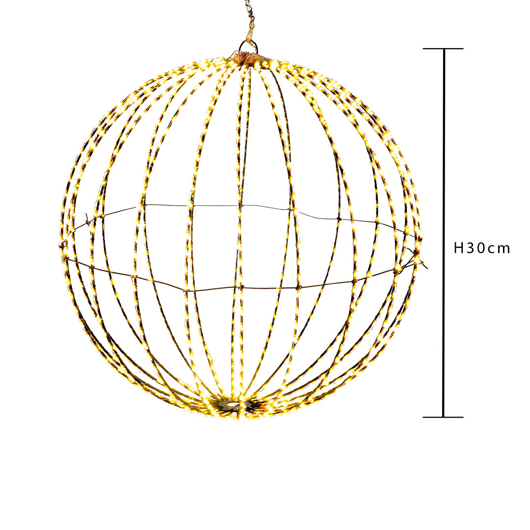 Sfera raggio 500 led uso esterno • D 30 cm