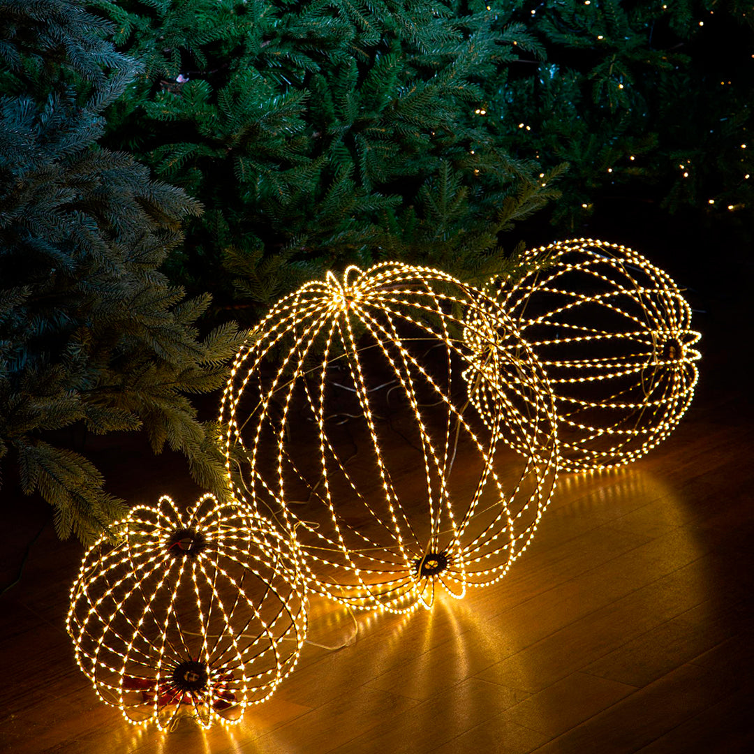 Sfera raggio 500 led uso esterno • D 30 cm