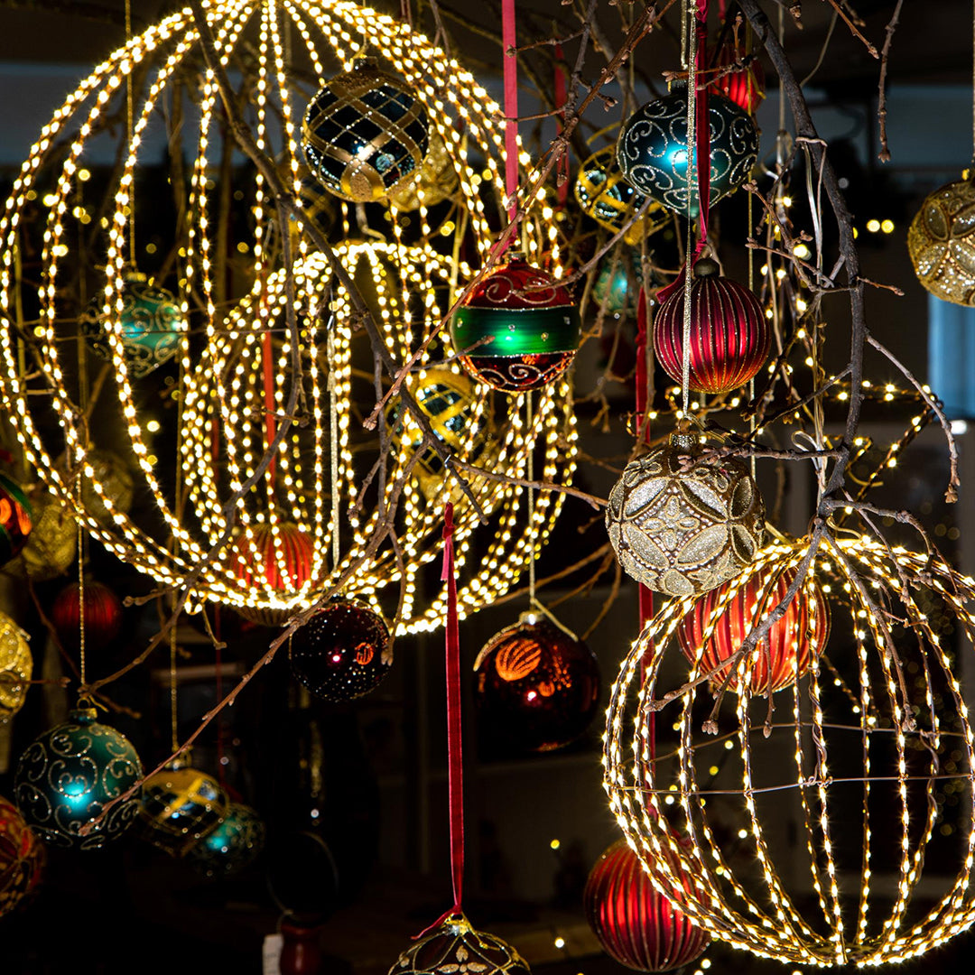 Sfera raggi con 700 led est • H 40 cm