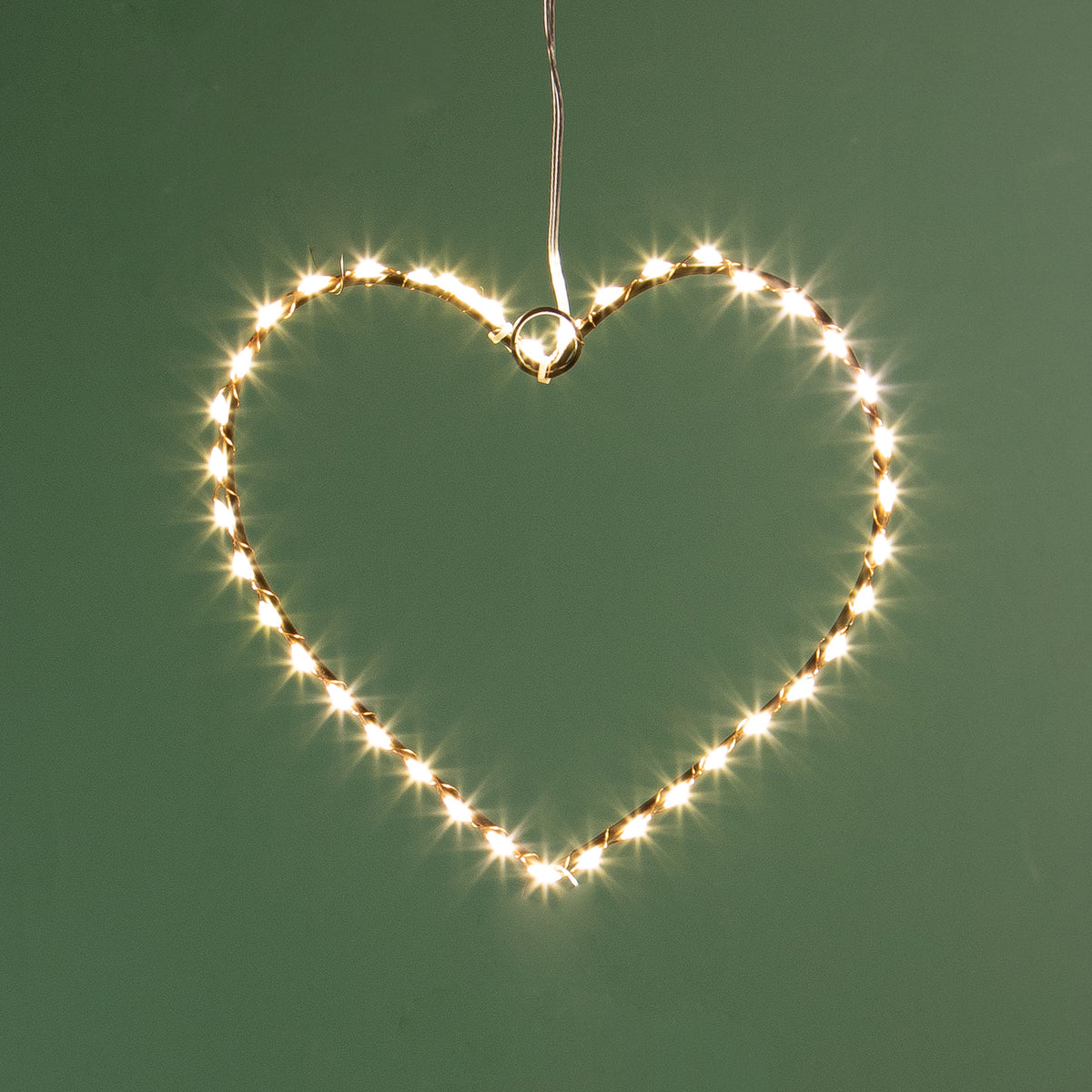 Cuore microled dm uso da esterno • H 20 cm
