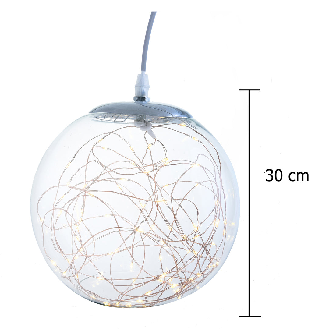 Sfera con led da esterno . • H 30 cm