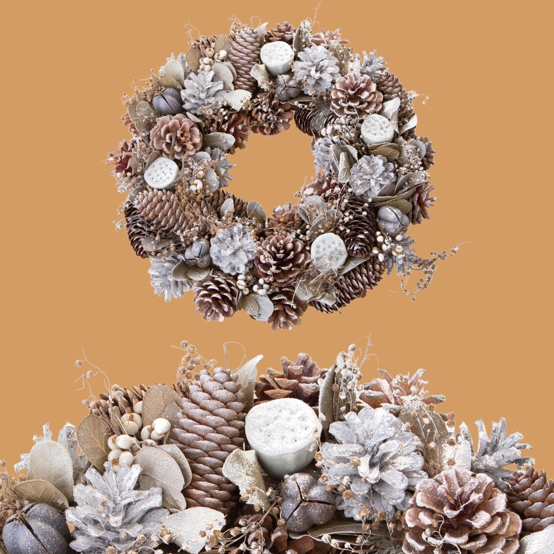 Corona con loto • H 36 cm