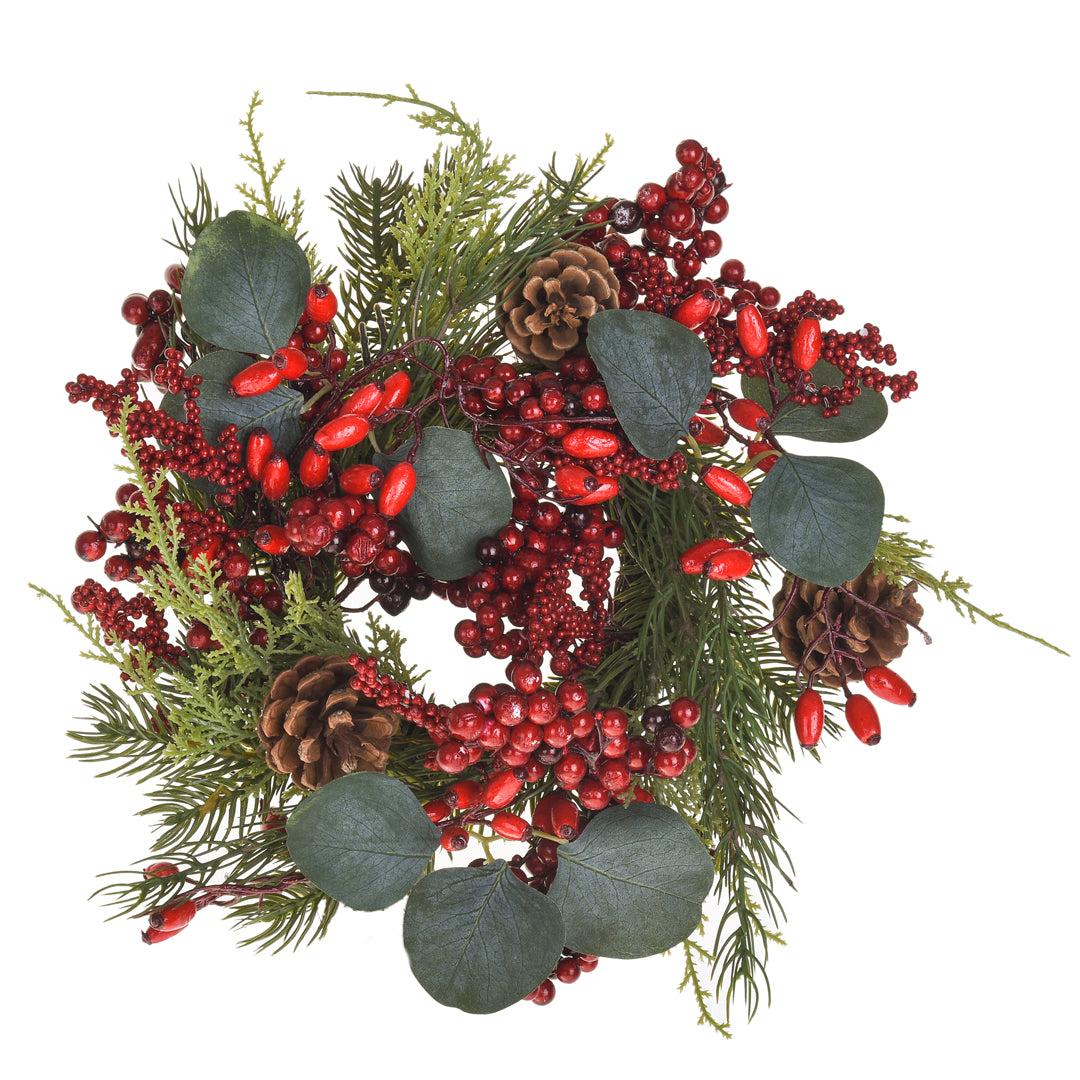 Centrotavola con eucalipto • 30 cm