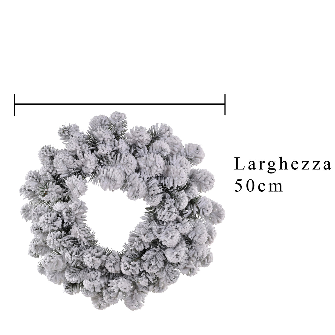 Corona innevata 88 tips • 50 cm