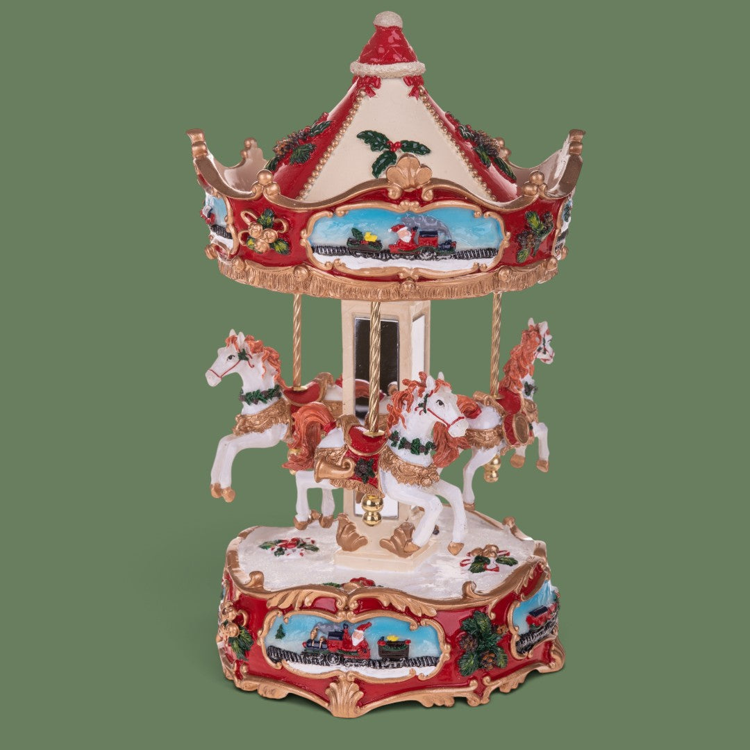 Giostra 13,5xh25 cm con carillon • H 25 cm