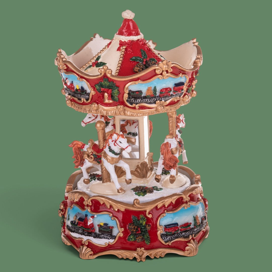 Giostra 11xh16 cm con carillon • H 16 cm