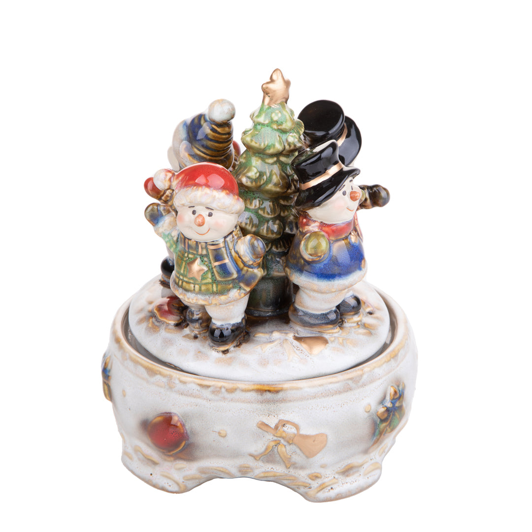 Carillon con pupazzo di neve • 17 cm