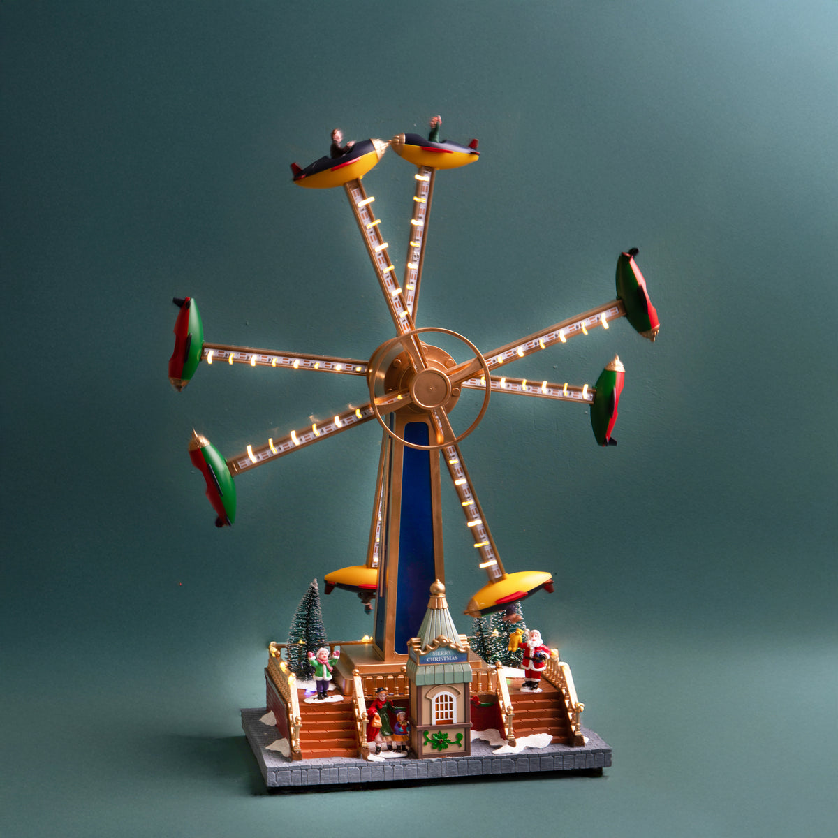 Giostra natale movimento+luci+musica • H 47,6 cm