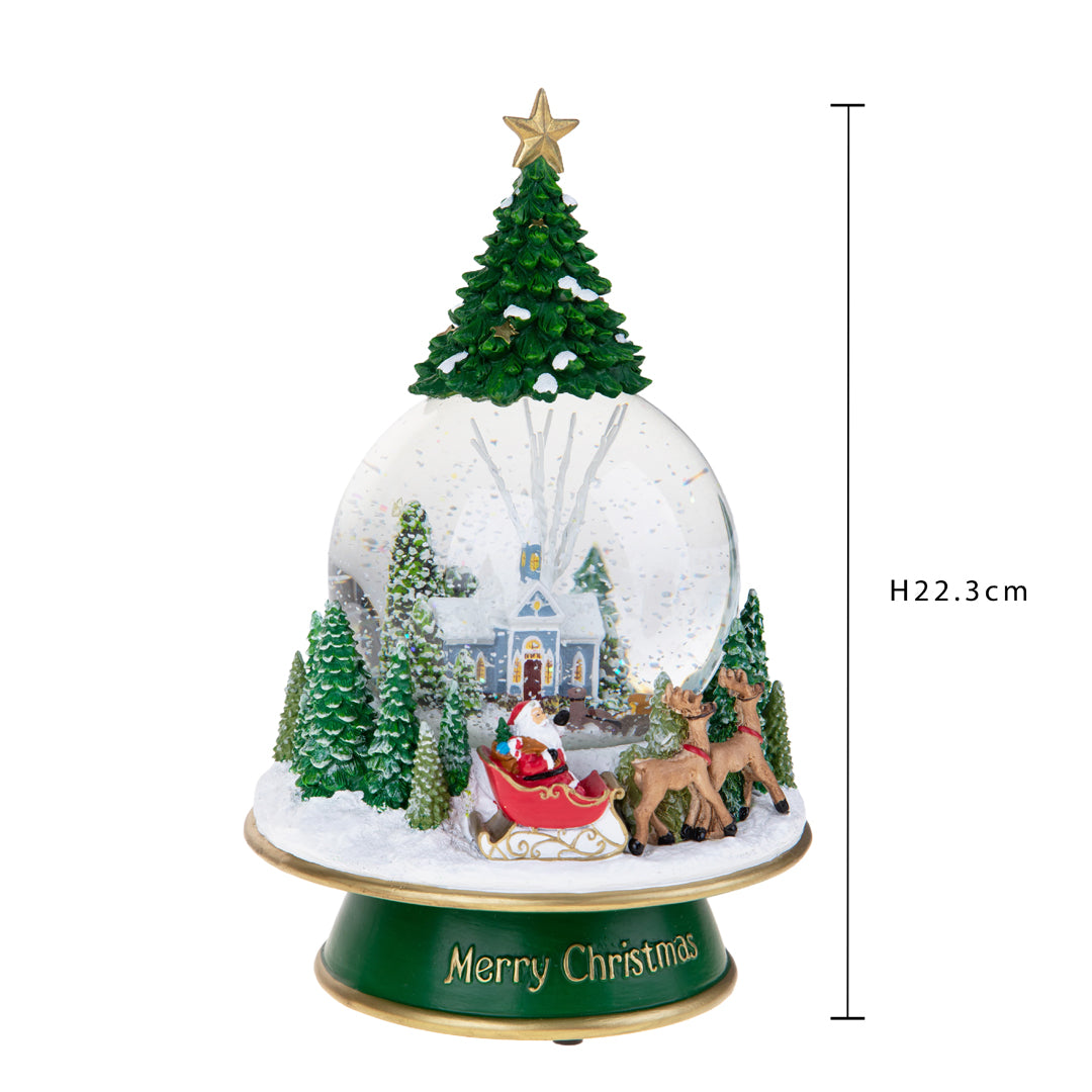 Carillon 14xh22 cm con case+slitta b nat • H 22,3 cm