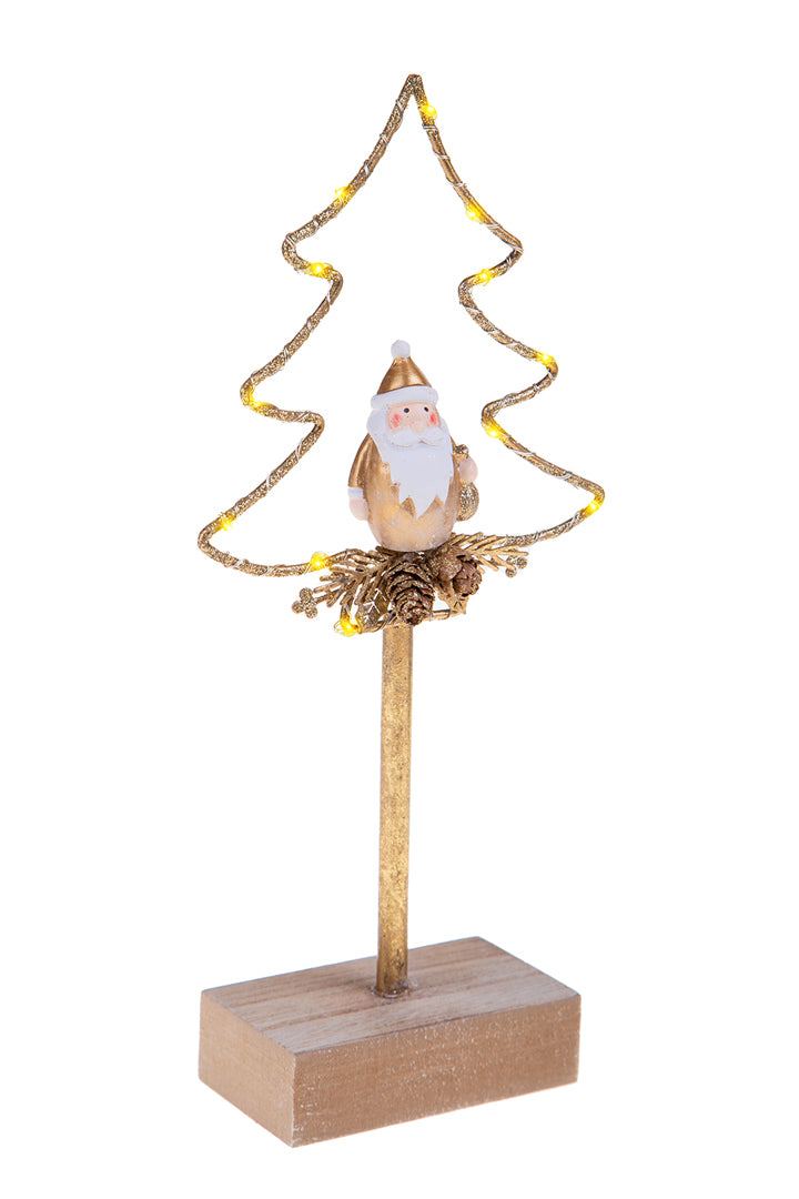 Albero natale artificiale con Led • 26 cm