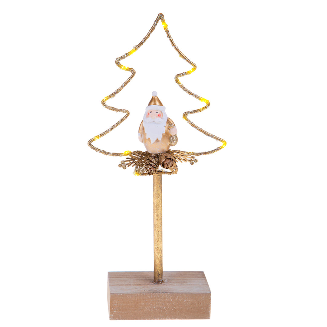 Albero natale artificiale con Led • 26 cm