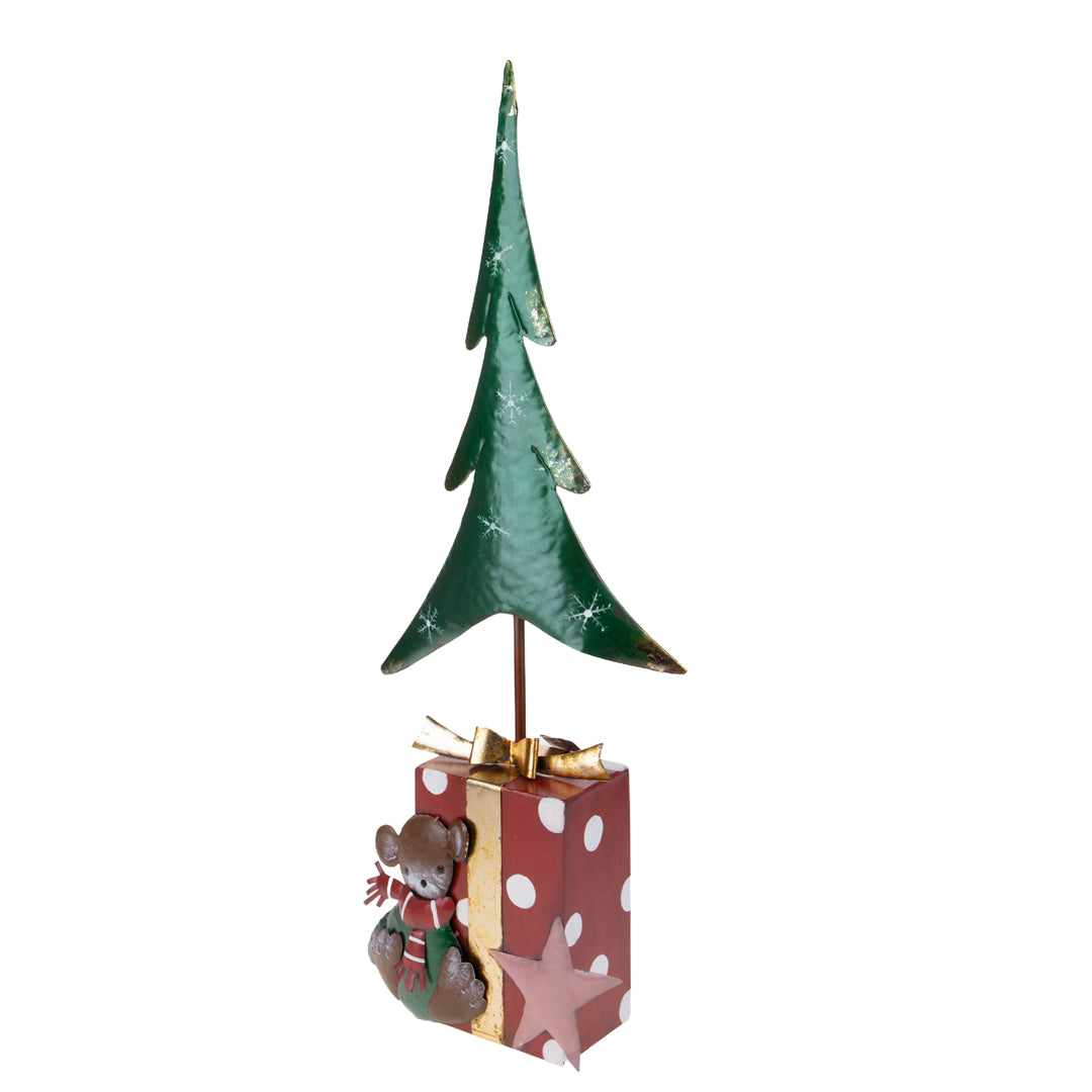 Albero con pacco dono • H 80 cm