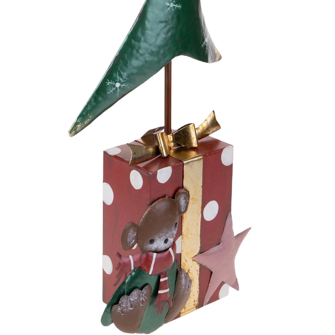 Albero con pacco dono • H 80 cm