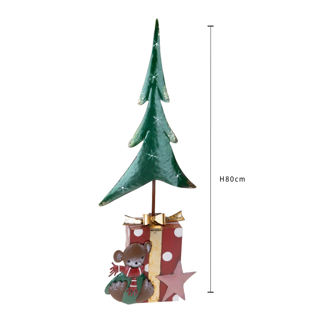 Albero con pacco dono • H 80 cm