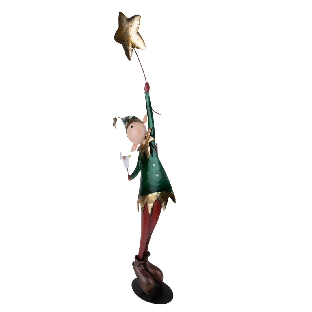 Folletto Natale con Stella • 88 cm