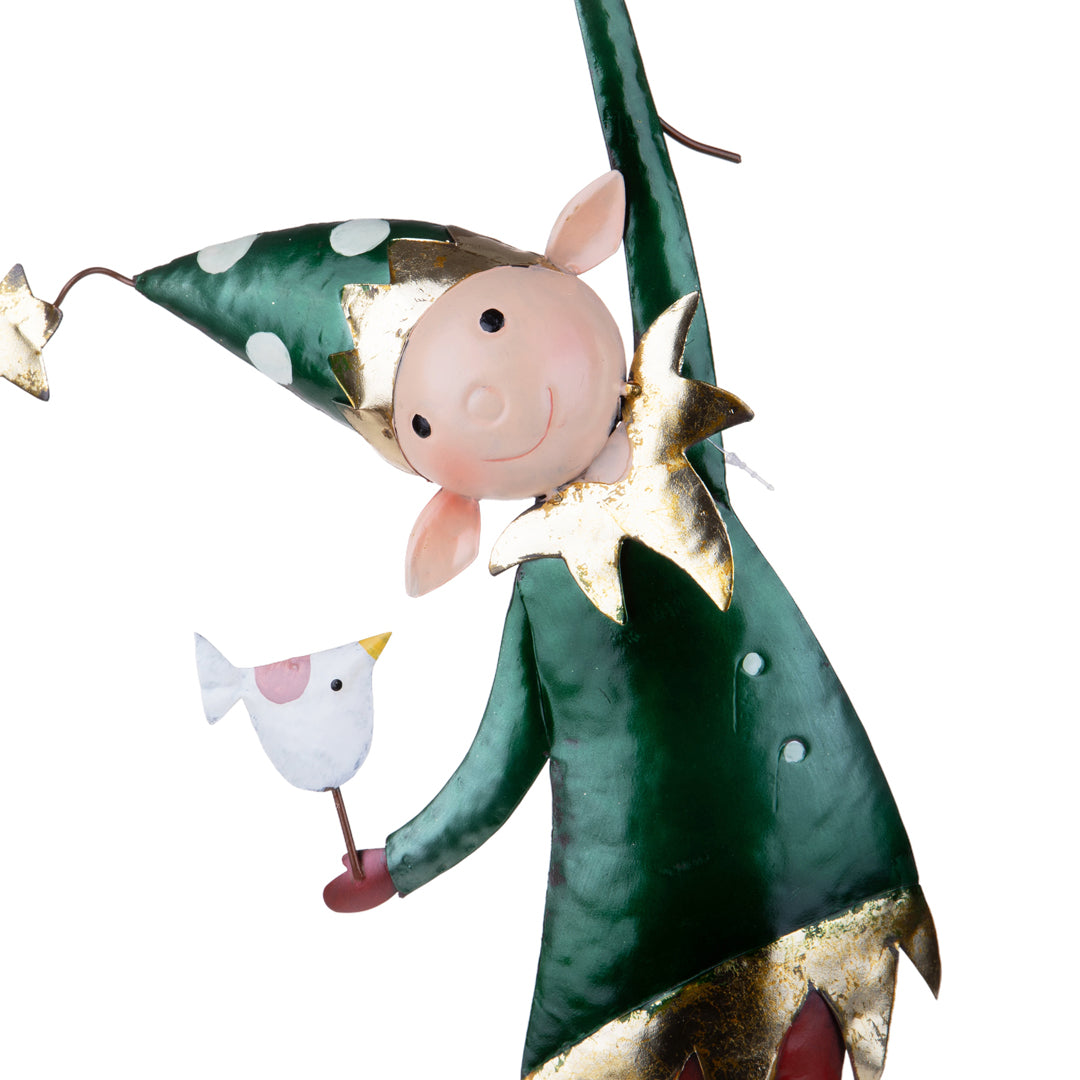 Folletto Natale con Stella • 88 cm