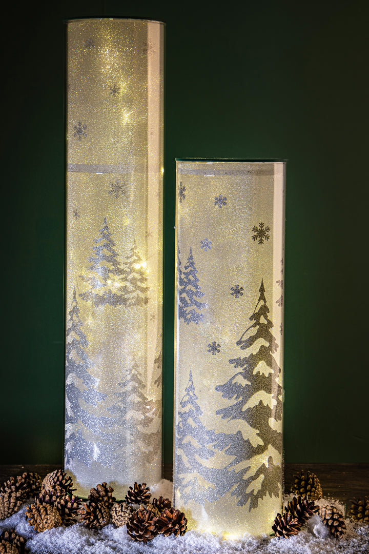 Cilindro 15xh70 cm con led • H 70 cm