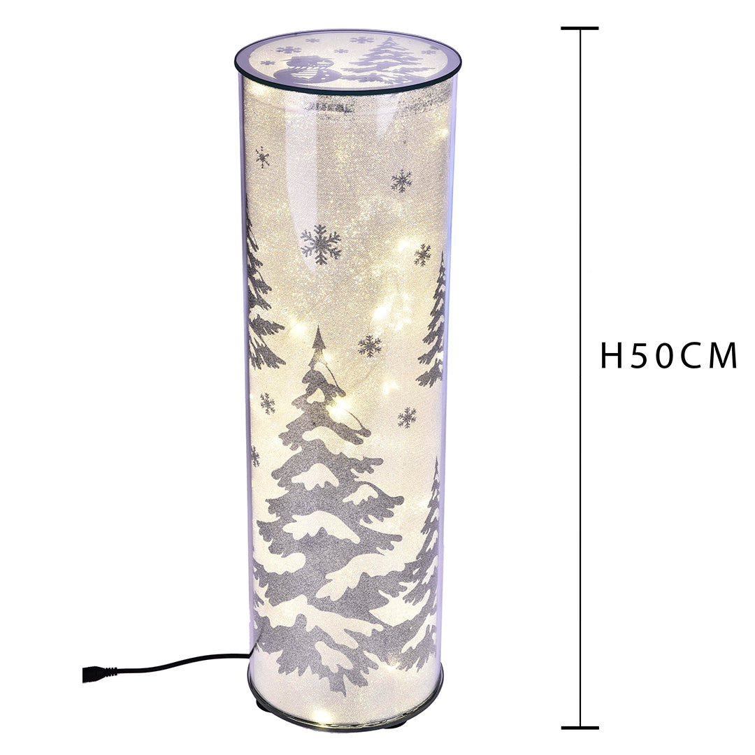 Cilindro led paesaggi • 50 cm