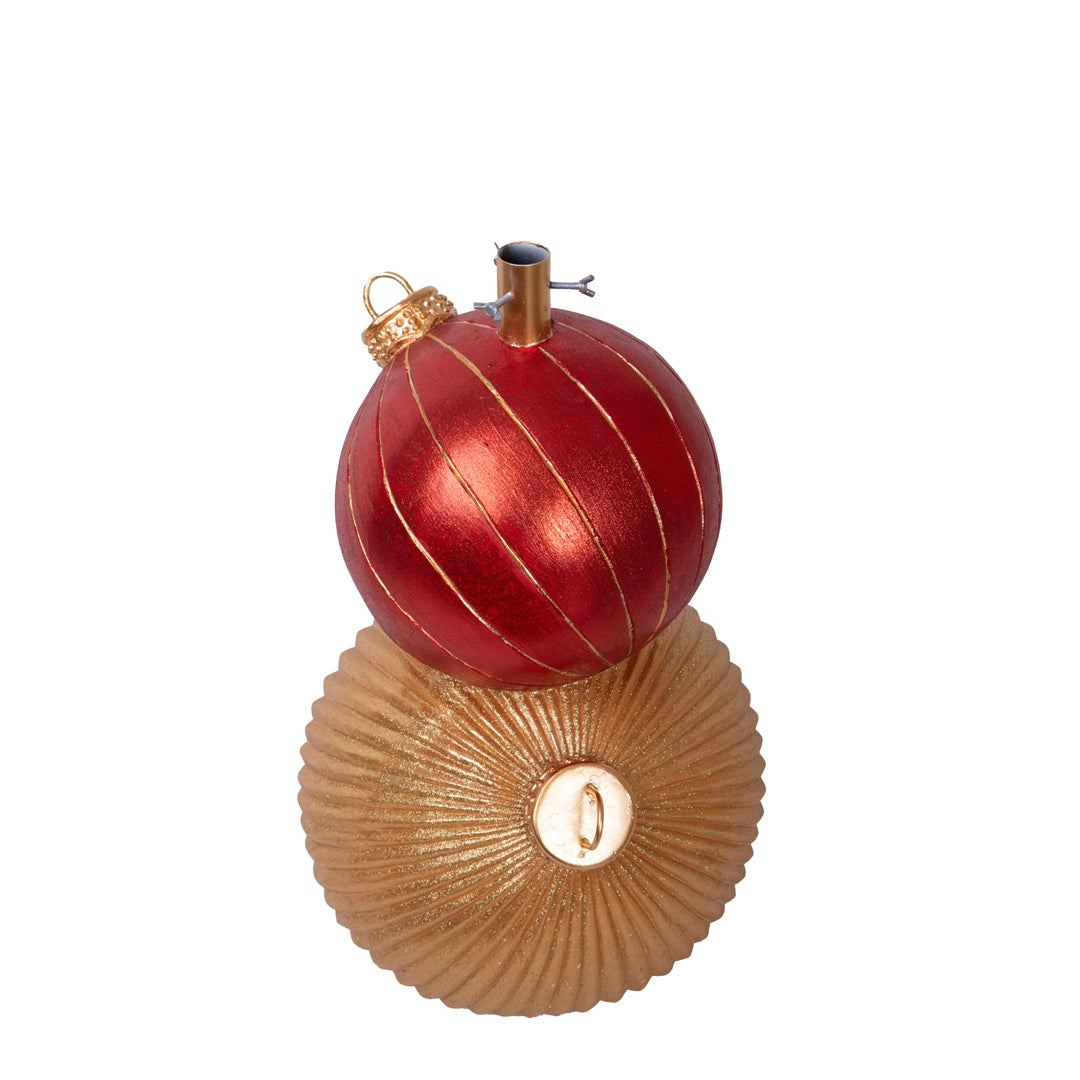 BaseAlbero con sfere natale • H 67 cm