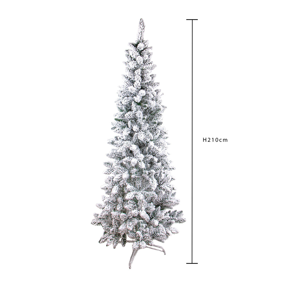Albero di Natale Nevicato • 210 cm