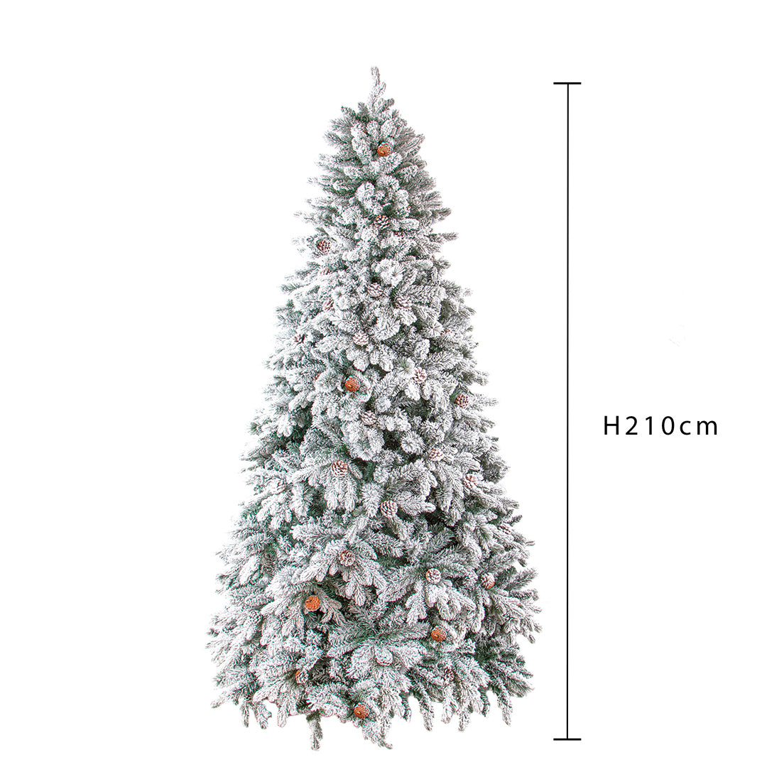Albero di Natale Nevicato • 215 cm