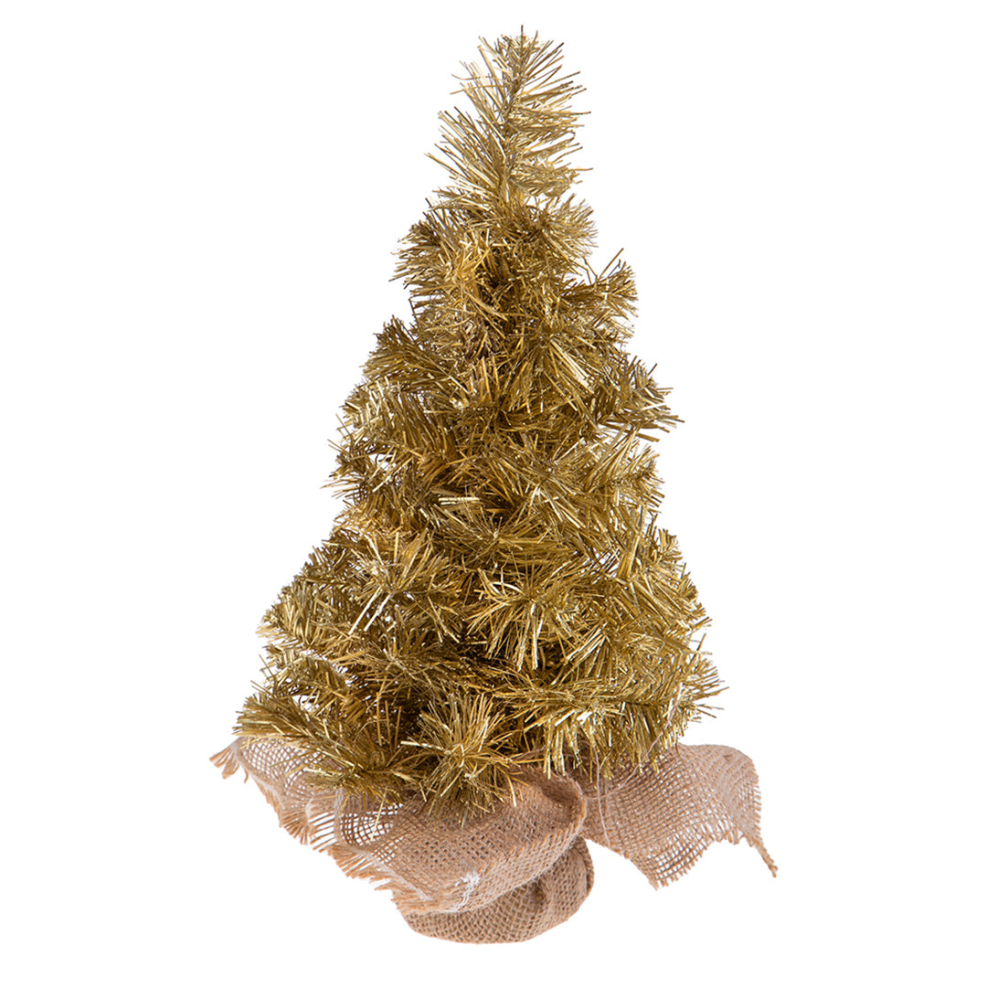Abete artificiale 59 rami Oro Pvc • 48 cm