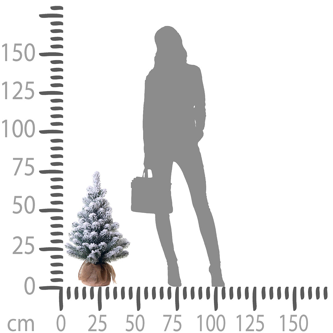 Albero di Natale Nevicato • 75 cm