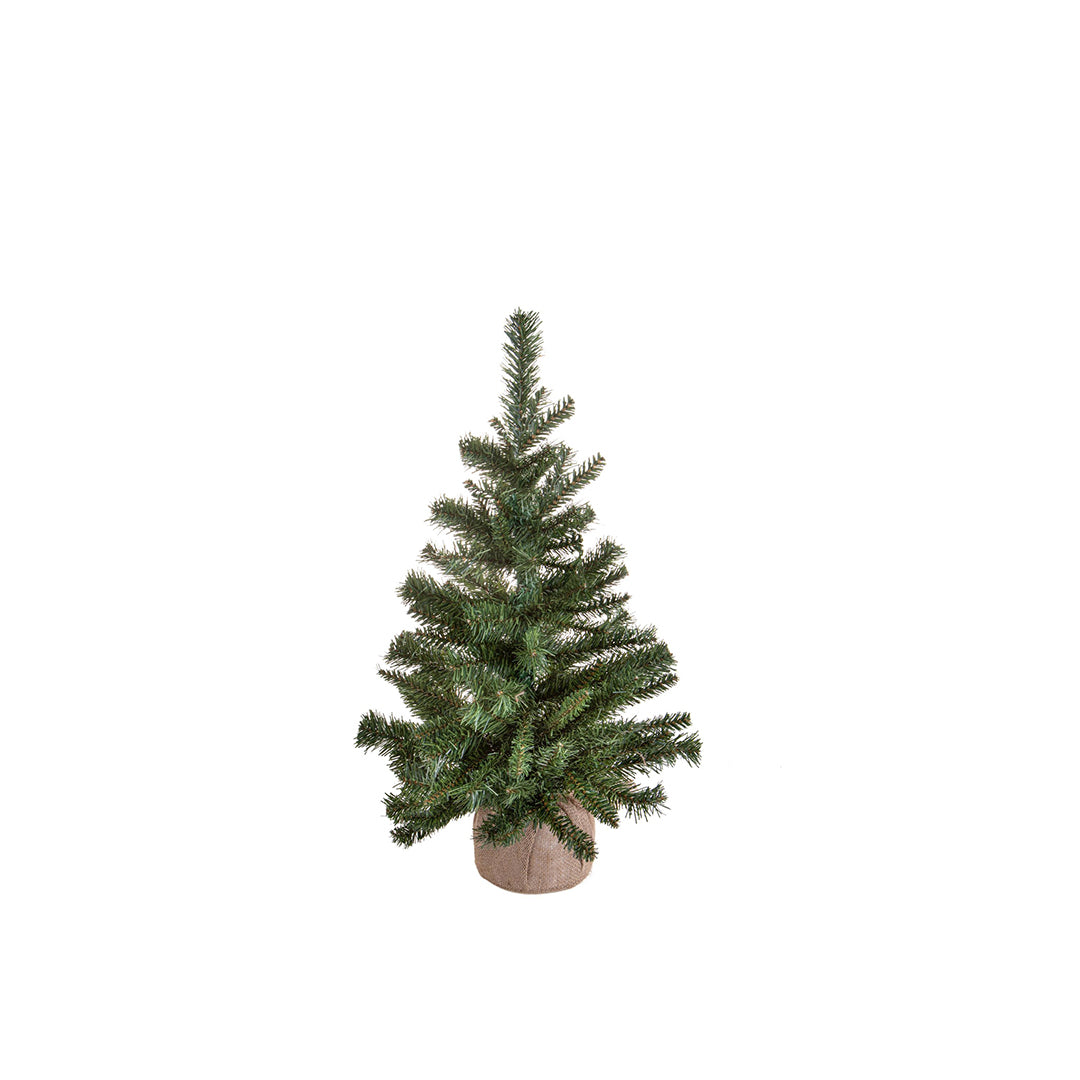 Albero di Natale Verde Abete con sacco composto da 64 tips • 65 cm