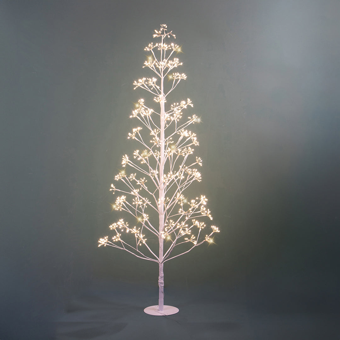 Abete artificiale Flower con 2250 Led da esterno • 180 cm