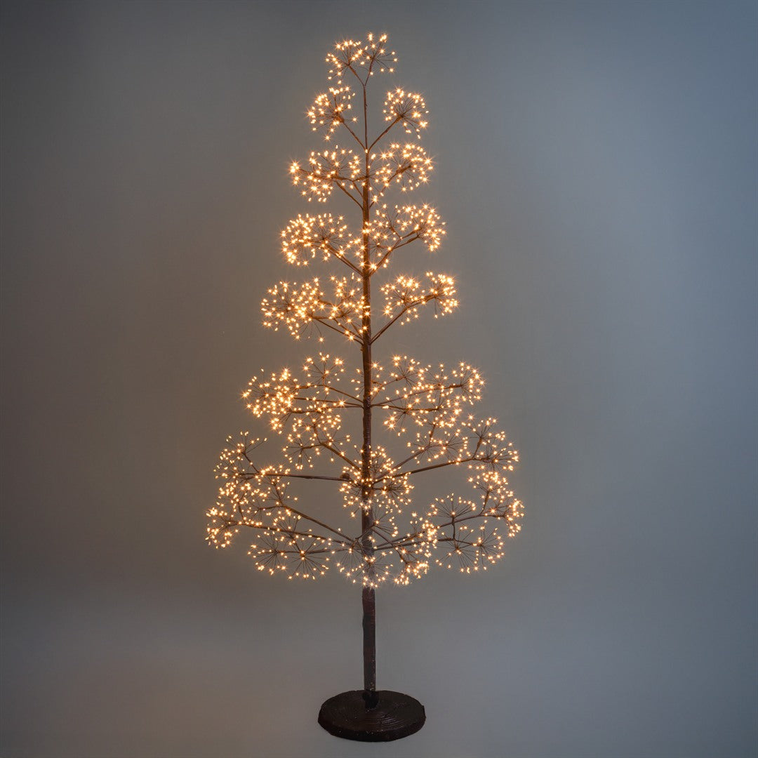 Albero flower con 1500 led da est. • H 150 cm