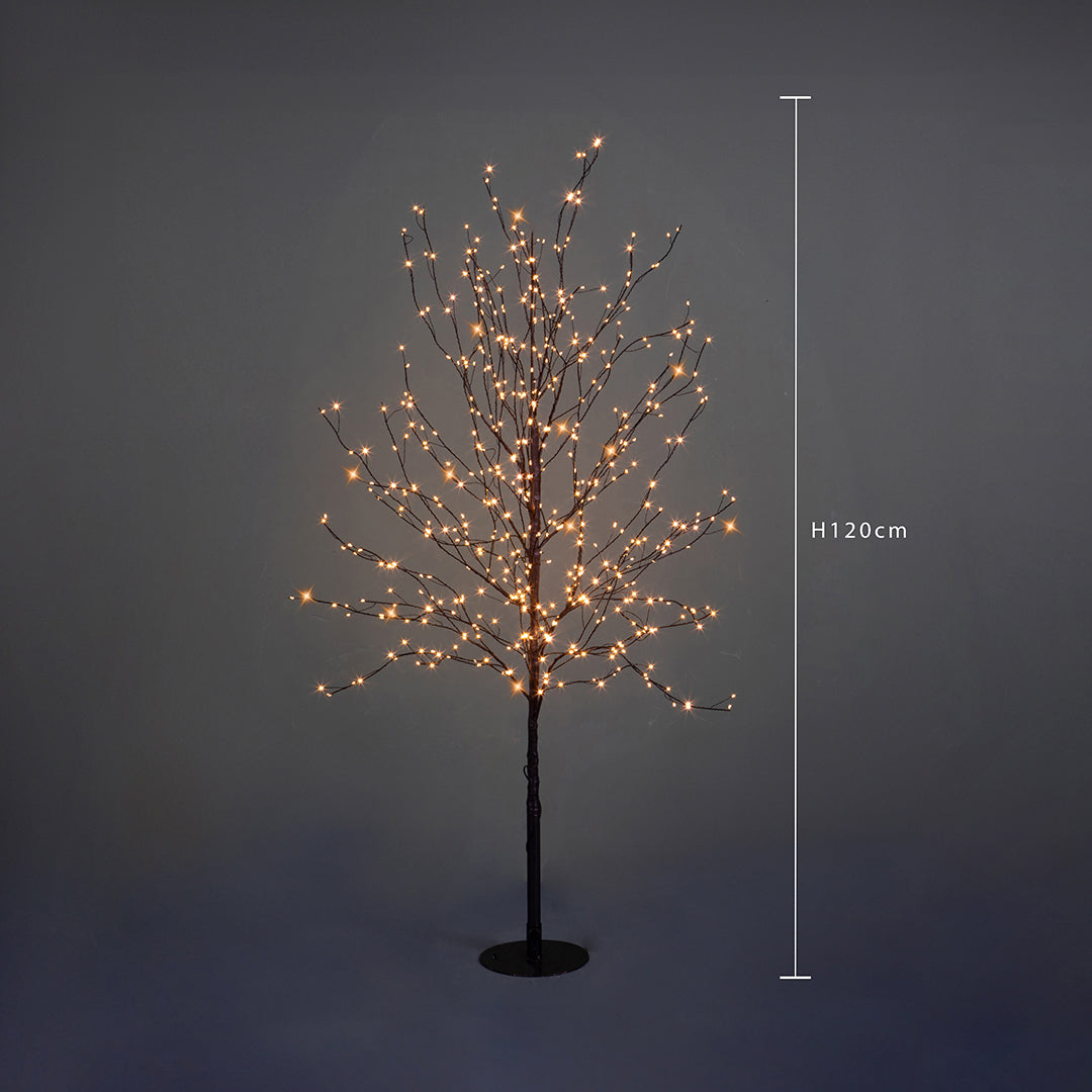 Faggio con micro led da da esterno . • H 120 cm